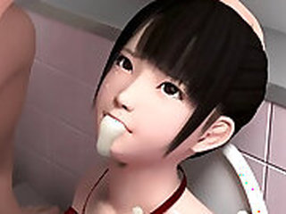 Arielle Fucked by Two Falls in Bathtub